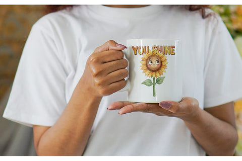 Mug Wrap Watercolor Funny Wonky Floral Mom Art Quotes Sublimation artnoy 