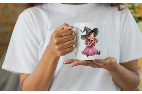 Mug Wrap Watercolor Haunted Junk Food Sublimation artnoy 