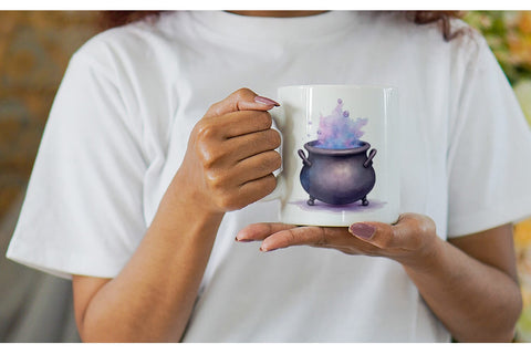 Mug Wrap Watercolor Pastel Goth Cuties Sublimation artnoy 