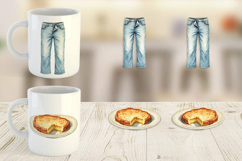 Mug Wrap Watercolor Post Feast Coma Sublimation artnoy 