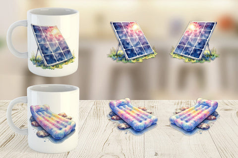 Mug Wrap Watercolor Sarcastic Glamping Fails Sublimation artnoy 