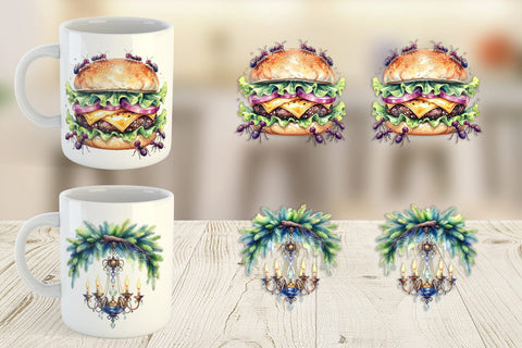 Mug Wrap Watercolor Sarcastic Glamping Fails Sublimation artnoy 