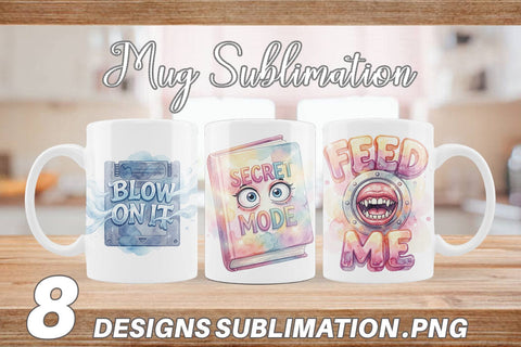 Mug Wrap Watercolor Sarcastic Retro Gaming Quotes Sublimation artnoy 