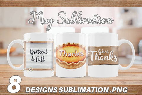 Mug Wrap Watercolor Signs of Thanks Sublimation artnoy 
