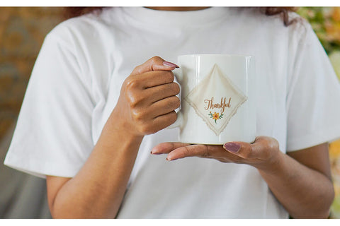 Mug Wrap Watercolor Signs of Thanks Sublimation artnoy 