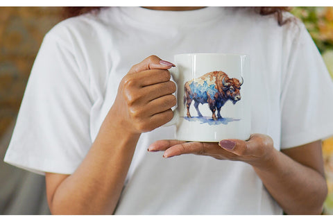 Mug Wrap Watercolor Western Cowgirl Sublimation artnoy 