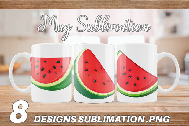 Mug Wrap Watermelon Sublimation artnoy 