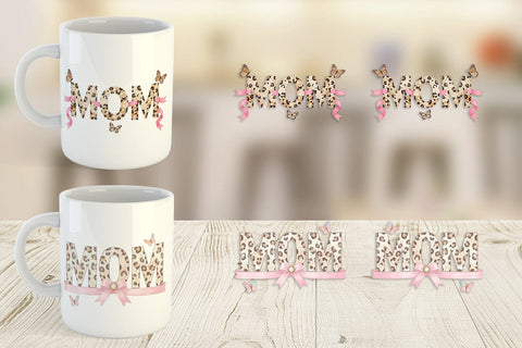 Mug Wrap Whimsical Boho MOM Butterfly Sublimation artnoy 