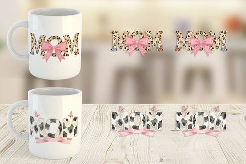 Mug Wrap Whimsical Boho MOM Butterfly Sublimation artnoy 