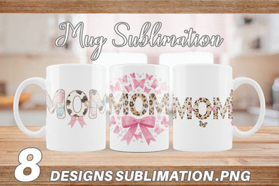 Mug Wrap Whimsical Boho MOM Butterfly Sublimation artnoy 