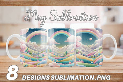 Mug Wrap Whimsical Wonderland Sublimation artnoy 