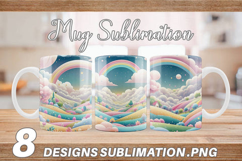 Mug Wrap Whimsical Wonderland Sublimation artnoy 