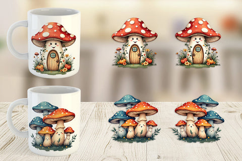 Mug Wrap Whimsical Woods Sublimation artnoy 