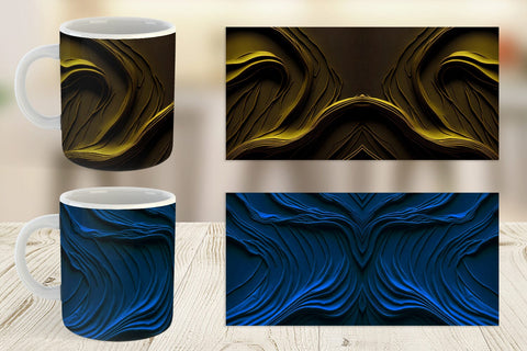 Mug Wrap Whipped Texture Sublimation artnoy 