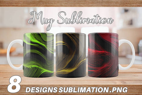 Mug Wrap Whipped Texture Sublimation artnoy 