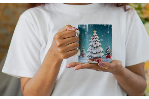 Mug Wrap Winter Christmas Sublimation artnoy 
