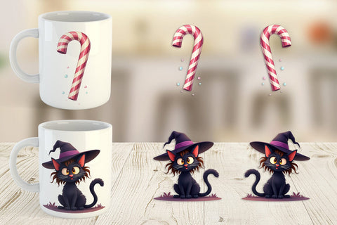 Mug Wrap Witch Elements Sublimation artnoy 