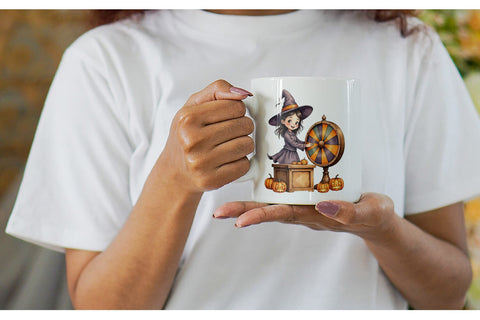 Mug Wrap Witch Market Night Sublimation artnoy 