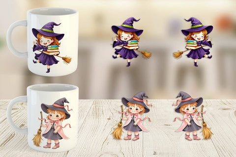 Mug Wrap Witch School Days Sublimation artnoy 