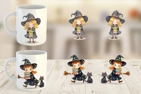 Mug Wrap Witch School Days Sublimation artnoy 