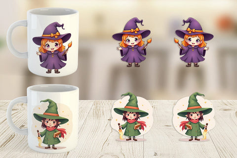 Mug Wrap Witch Vibes Sublimation artnoy 