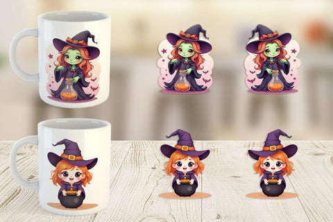 Mug Wrap Witch Vibes Sublimation artnoy 