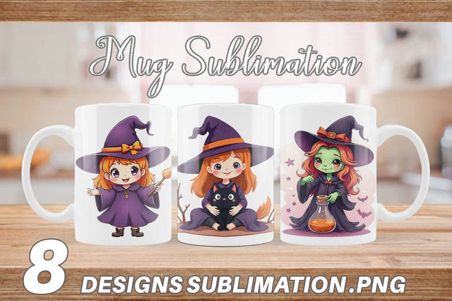 Mug Wrap Witch Vibes Sublimation artnoy 