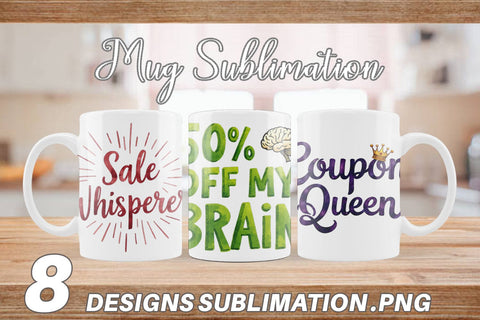 Mug Wrap Witty Bargain Hunter Sublimation artnoy 