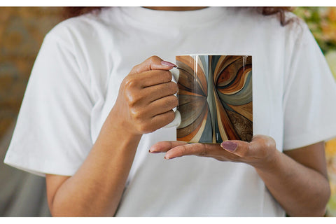 Mug Wrap Wood Wave Texture Sublimation artnoy 
