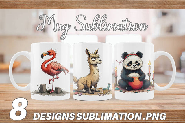 Mug Wrap Yoga Grumps Sublimation artnoy 