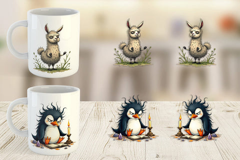 Mug Wrap Zen Fail Critters Sublimation artnoy 