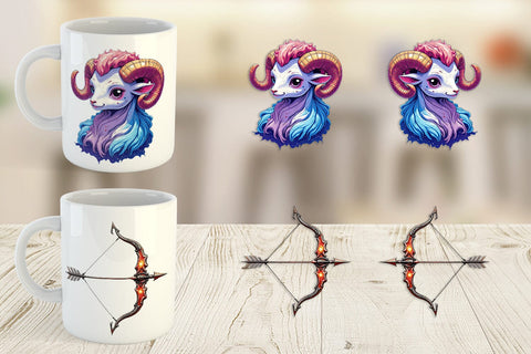 Mug Wrap Zodiac Babies Sublimation artnoy 