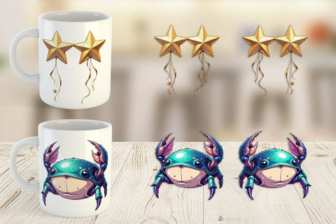 Mug Wrap Zodiac Babies Sublimation artnoy 