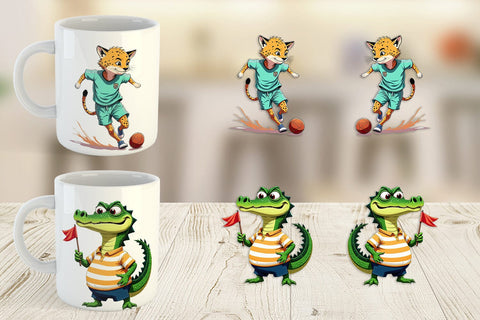 Mug Wrap Zoo Football Team Sublimation artnoy 