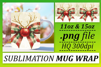 Mug wraps for special occasions, make them memorable! , Xmas Sublimation afrosvg 