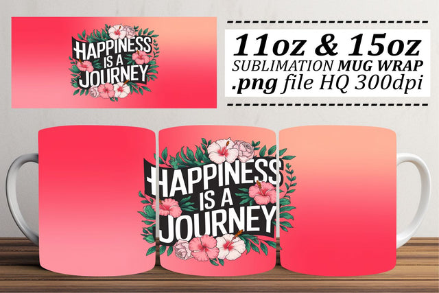 Mug wraps for sublimation, elevate your creativity! , Quote Sublimation afrosvg 