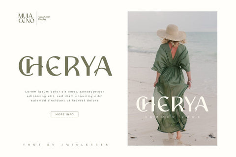 Mulaceno - Display Font Font twinletter 