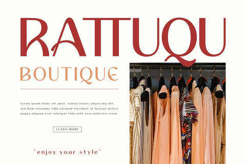 Mulaceno - Display Font Font twinletter 