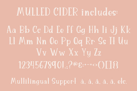 Mulled Cider, Cute Handwritten Font for Cricut, Lined Serif Handwriting Font Designing Digitals 
