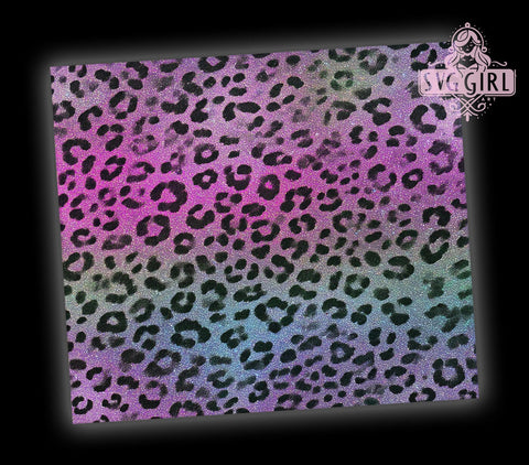 Multi Color Tie Dye Tumbler Wrap, Leopard Print Tumbler, 20oz Sublimation, Colorful Leopard Design, Trendy Drinkware, Tie Dye Leopard Wrap, Stylish Tumbler Design Sublimation SvggirlplusArt 