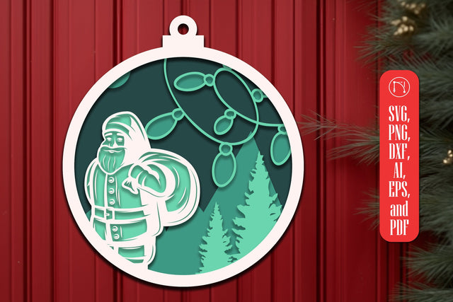 Multi-Layer Christmas SVG Decor files SVG MD JOYNAL ABDIN 