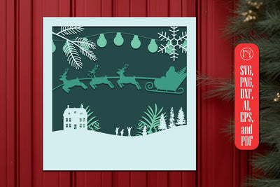 Multi-Layer Christmas SVG Decor files SVG MD JOYNAL ABDIN 