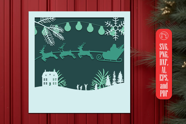 Multi-Layer Christmas SVG Decor files SVG MD JOYNAL ABDIN 