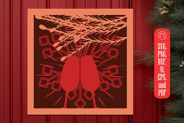 Multi-Layer Christmas SVG Decor files SVG MD JOYNAL ABDIN 
