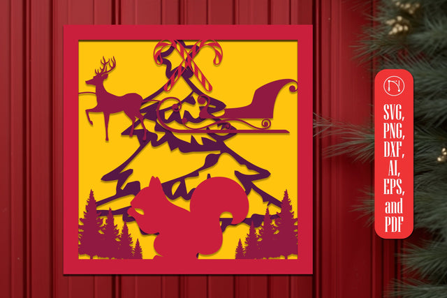 Multi-Layer Christmas SVG Decor files SVG MD JOYNAL ABDIN 