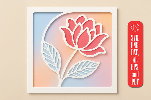 Multilayer Floral Decor SVG cut file SVG MD JOYNAL ABDIN 