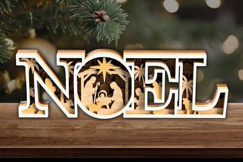 Multilayer Noel Nativity Scene Laser Cut SVG SvgOcean 