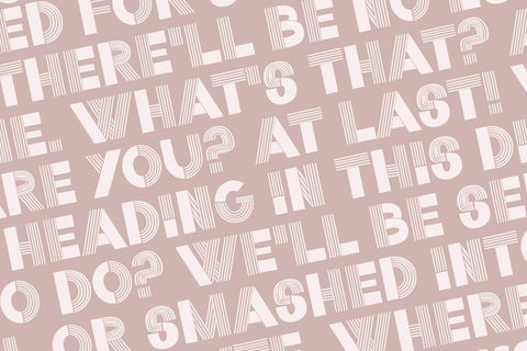 Multiline Retro Font - Stardust, Handwritten font Font Mastilo Designs 