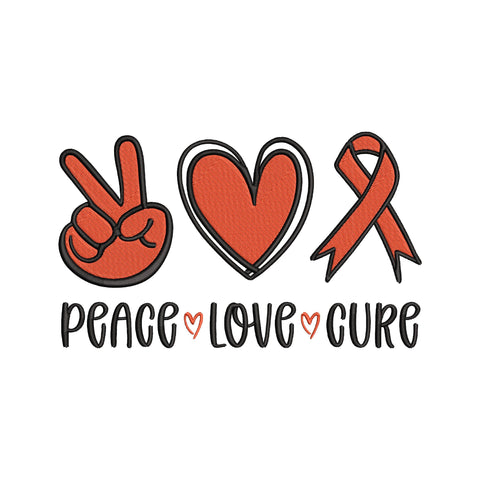 Multiple Sclerosis Embroidery Designs Bundle, MS Awareness Embroidery Files, Orange Ribbon Embroidery, Inspirational MS Quotes Embroidery/Applique DESIGNS HappyDesignStudio 