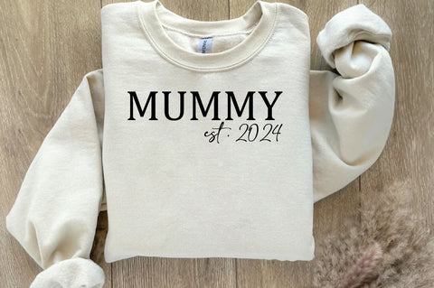 Mummy est . 2024 Sleeve Svg Design SVG Designangry 